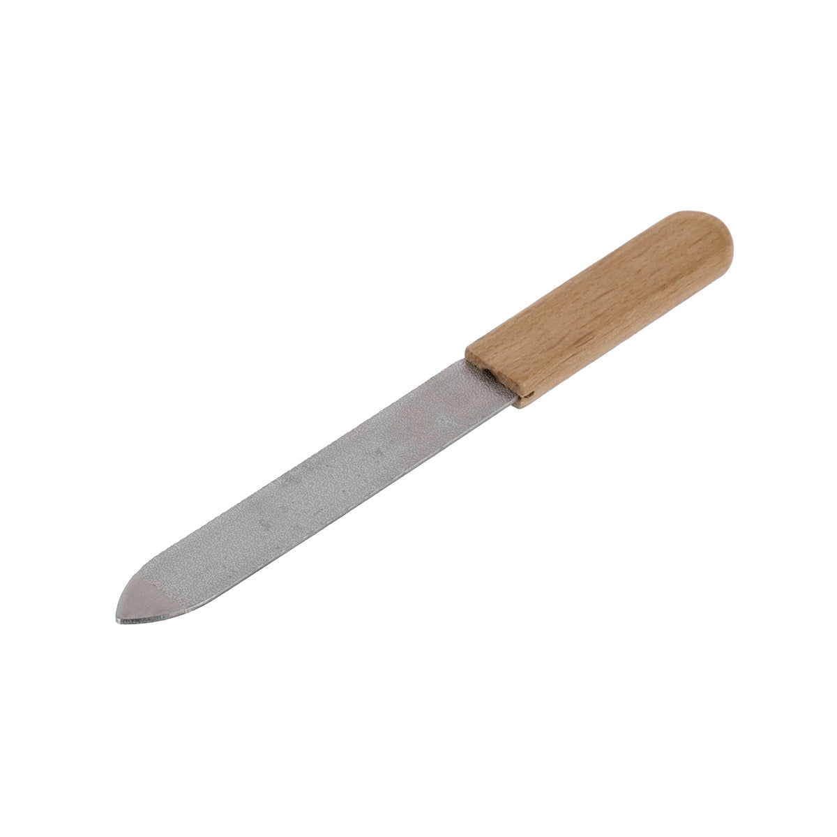 Pilă de Unghii din Lemn de Pin și Oțel Inoxidabil - Natural - ramosdecor
