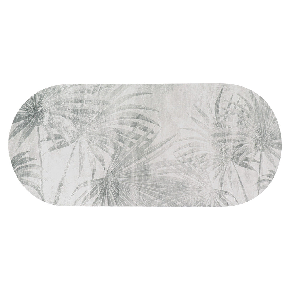 Covoraș Oasis Urban 45x100 CM - Gri/Frunze - ramosdecor