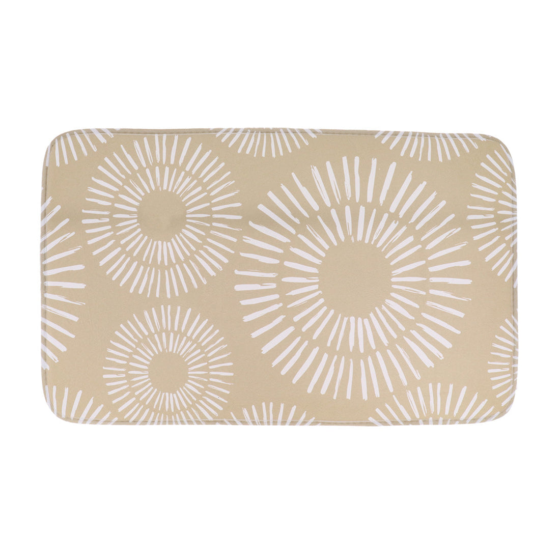 Covoraș Imprimat Din Microfibră 45x75 Cm - Spirale Etnice - ramosdecor