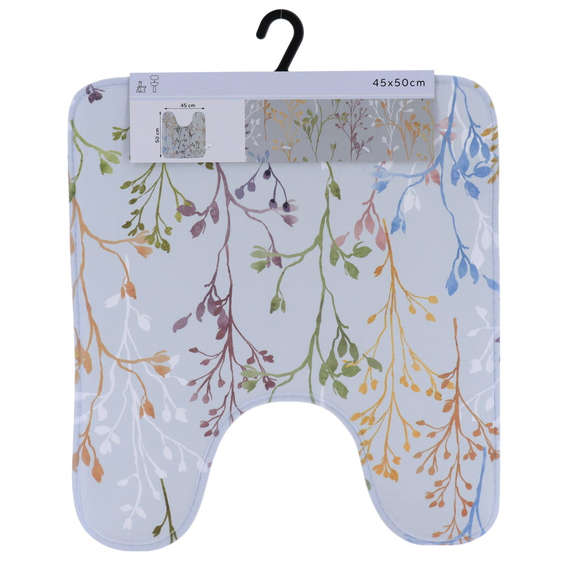 Covoraș Imprimat Din Microfibră Pentru Toaletă 45x50 Cm - Gardena - ramosdecor