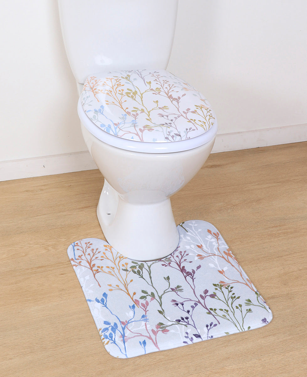 Covoraș Imprimat Din Microfibră Pentru Toaletă 45x50 Cm - Gardena - ramosdecor