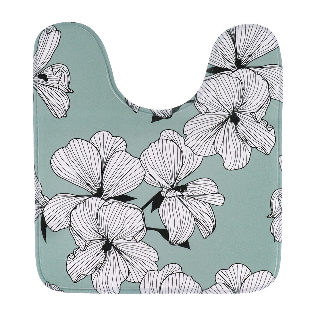 Covoraș Toaletă Microfibră 45X75 Cm - Green Écrin - ramosdecor