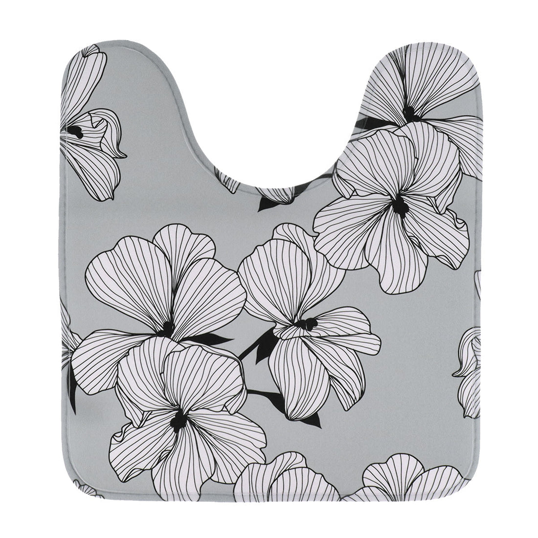 Covoraș Toaletă Microfibră 45x75 Cm - Grey Ecrin - ramosdecor