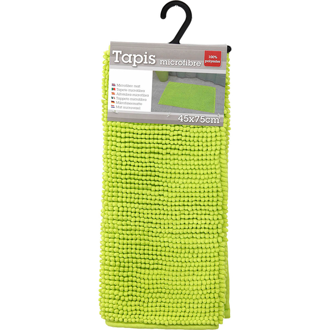 Covoraș Baie Microfibră 45x75 CM - Anis | Design Antiderapant - ramosdecor