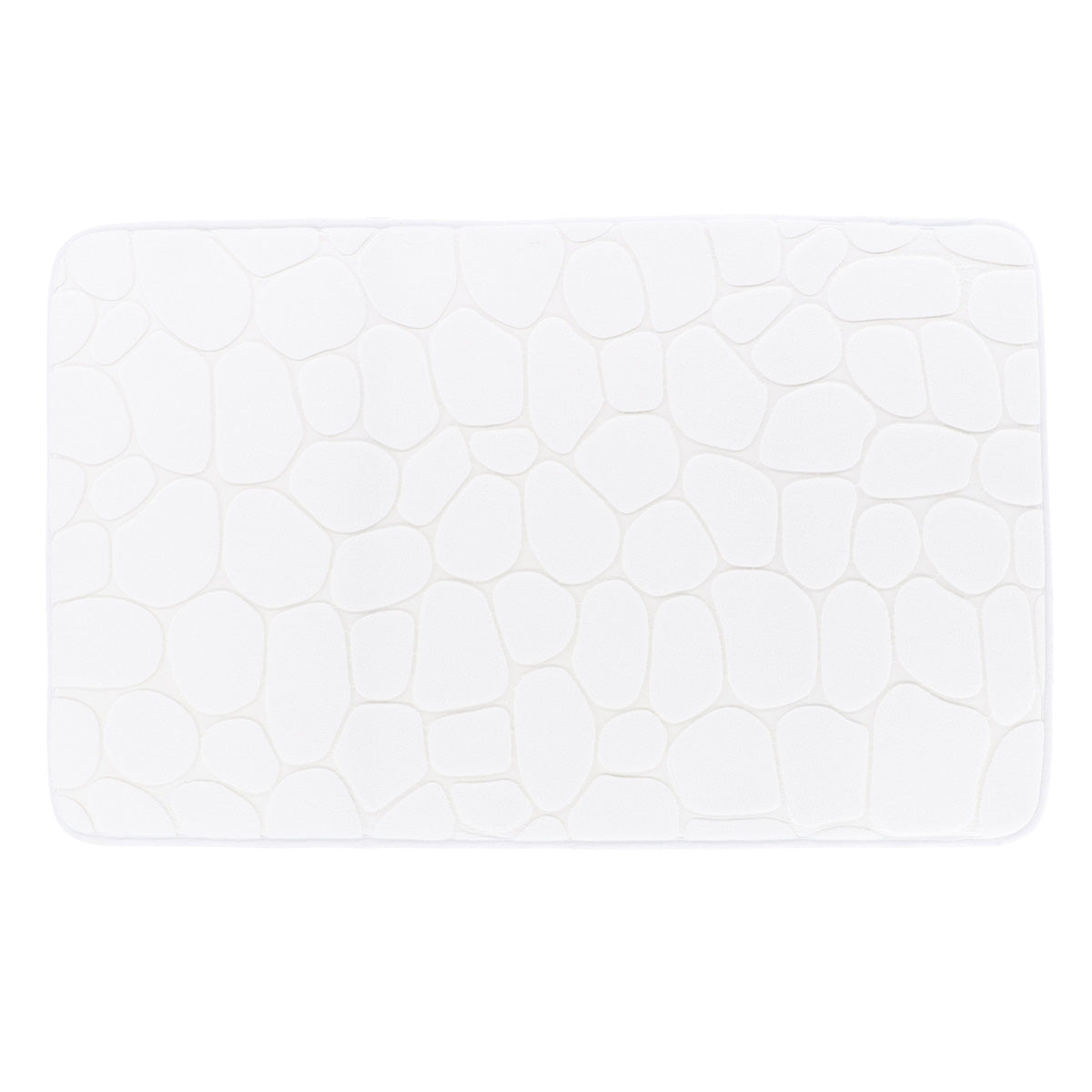 Covoraș Microfibră cu Spumă de Memorie 50x80 CM - Alb - ramosdecor