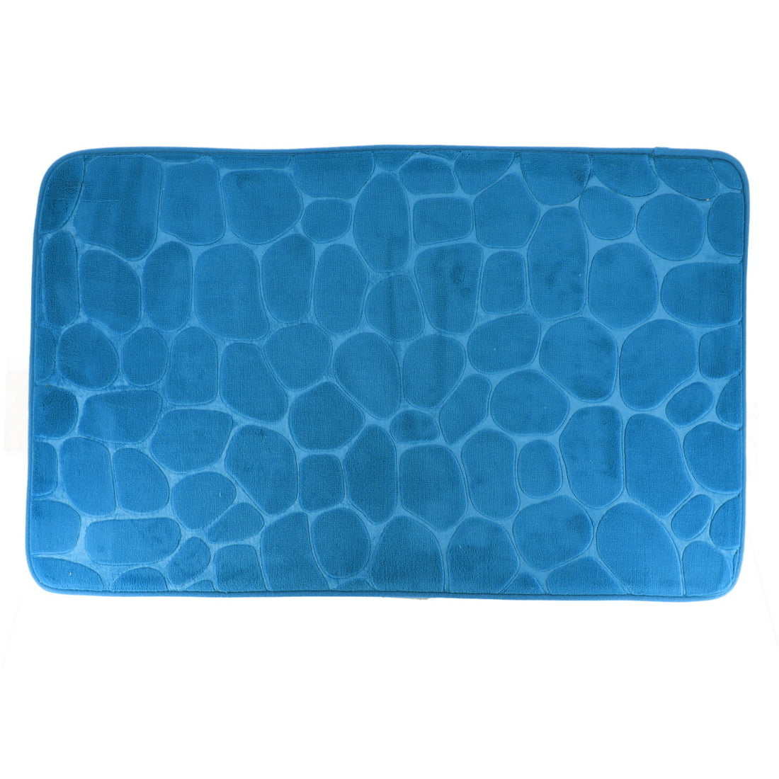 Covoraș Microfibră cu Spumă de Memorie 50x80 cm - Peacock Blue - ramosdecor