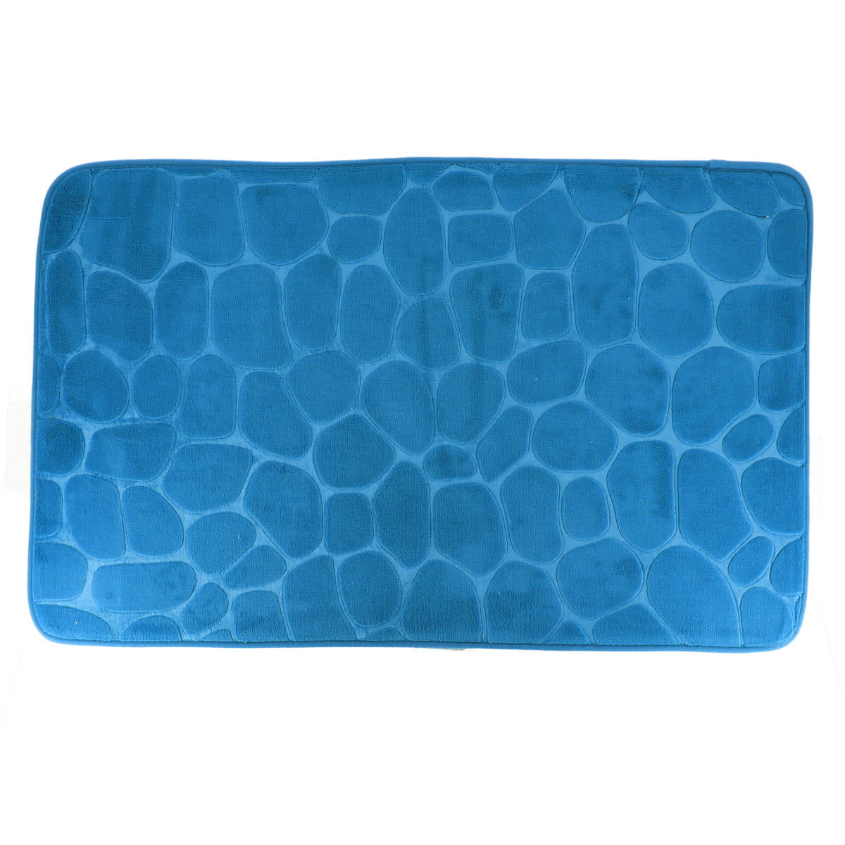 Covoraș Microfibră cu Spumă de Memorie 50x80 cm - Peacock Blue - ramosdecor