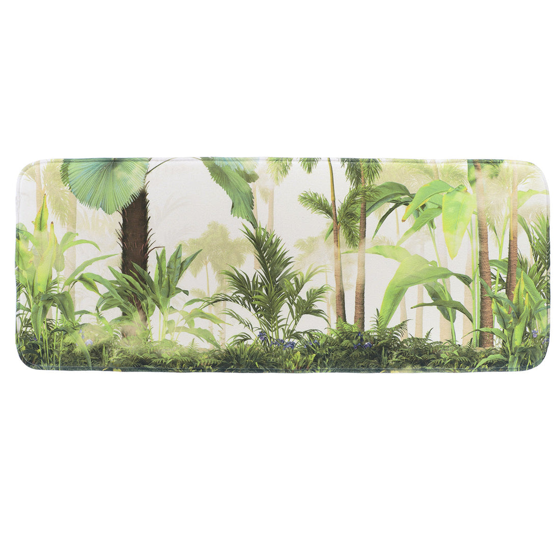 Covoraș Microfibră Imprimat 45x120 Cm - Oasis ilustrat într-un decor elegant marca Ramos