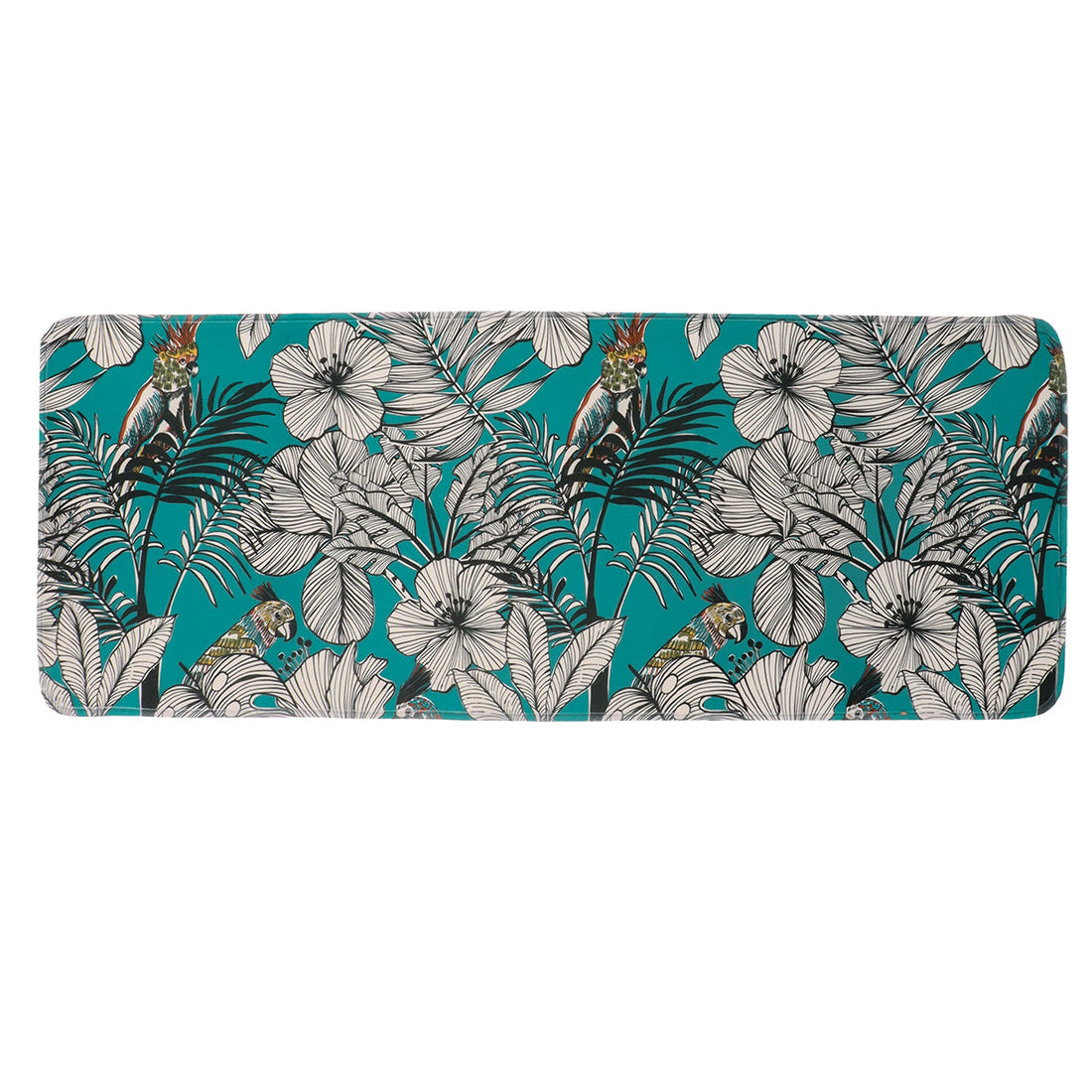 Covoraș Microfibră Imprimat 45x120 Cm - Blue Jungle Fever ilustrat într-un decor elegant marca Ramos
