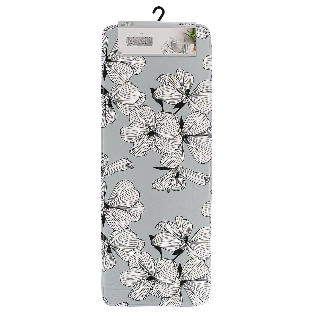 Covoraș Microfibră 45x120 Cm - Grey Ecrin - ramosdecor