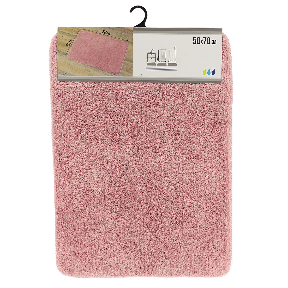 Covoraș Microfibră 50x70 CM - Pink - ramosdecor