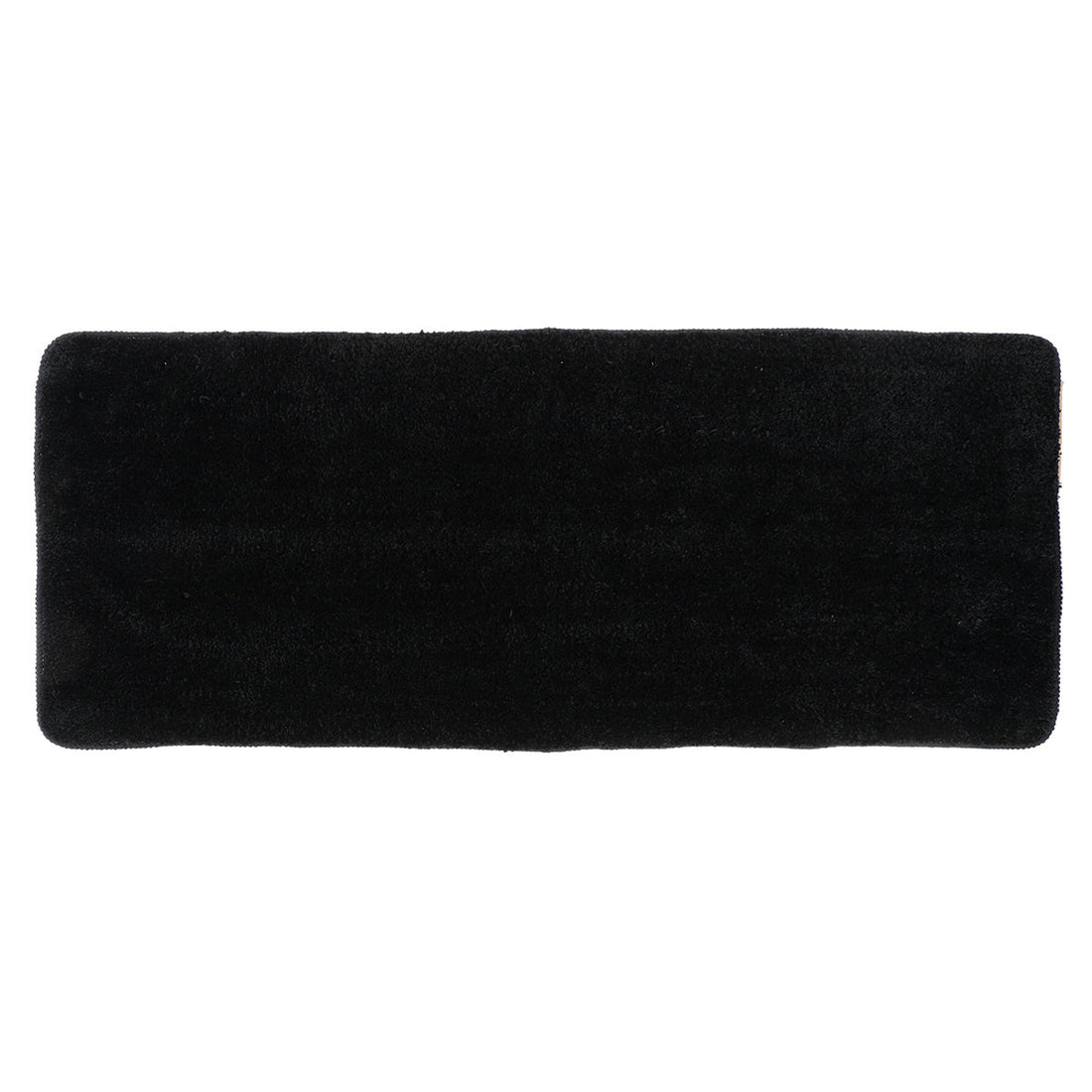 Covoraș Baie Microfibră Pentru Lavoar Dublu 50x120 CM cu Fund de Latex - Negru - ramosdecor