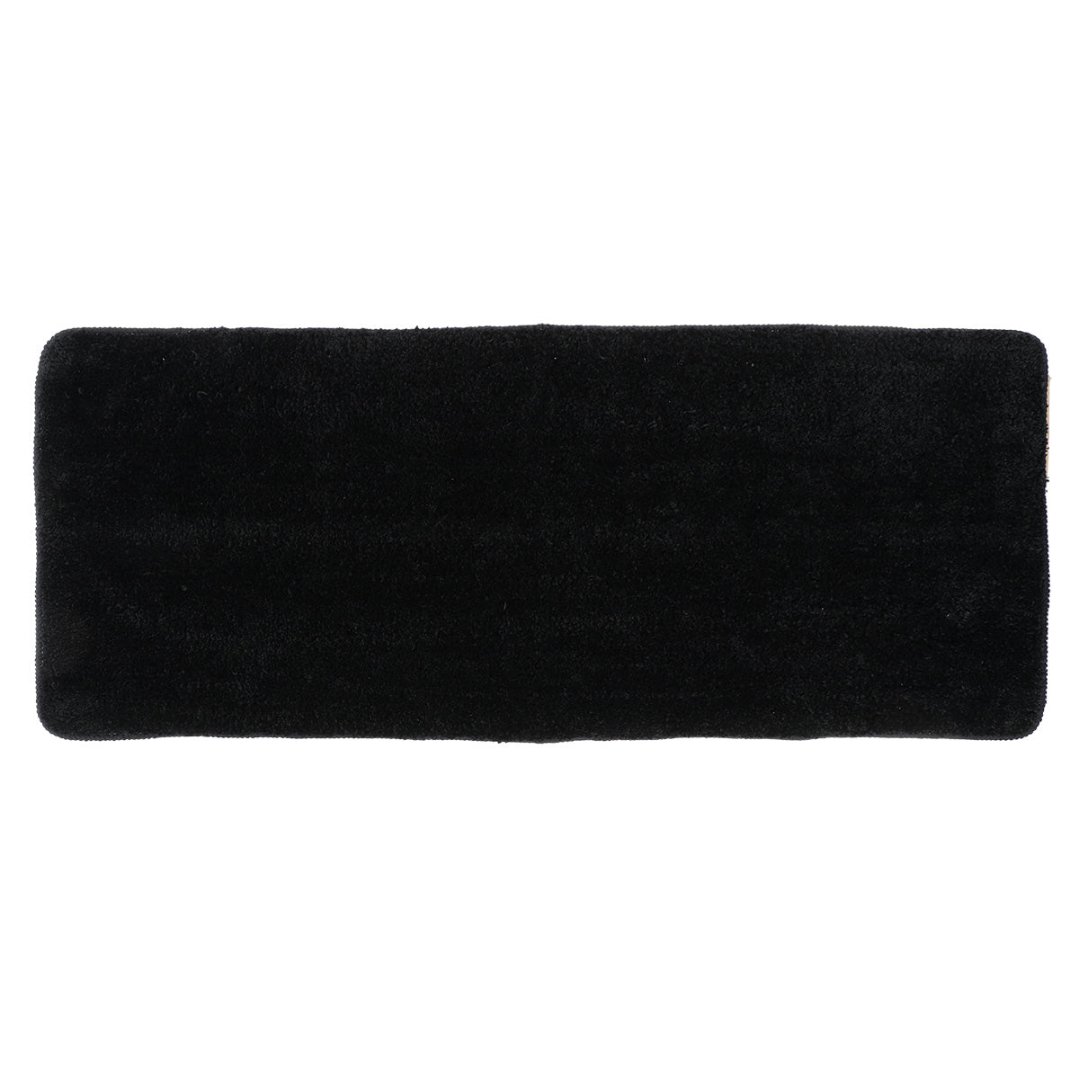 Covoraș Baie Microfibră Pentru Lavoar Dublu 50x120 CM cu Fund de Latex - Negru - ramosdecor