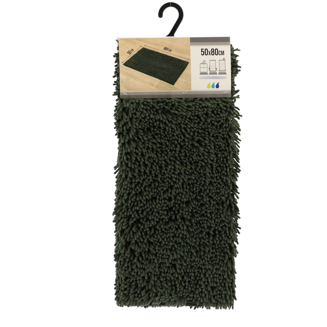 Covor Microfibră 50x80 CM - Green Dark - ramosdecor