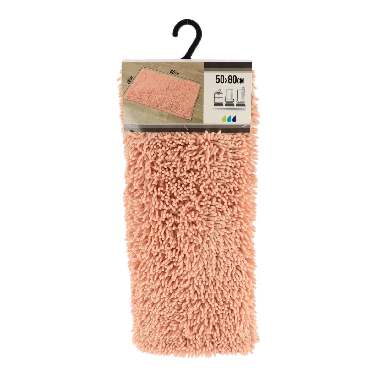 Covor Microfibră 50x80 CM - Powder Pink - ramosdecor
