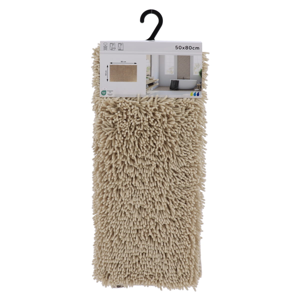 Covor Microfibră 50x80 CM - Bej - ramosdecor