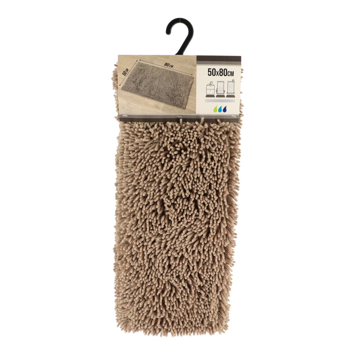 Covor Microfibră 50x80 CM - Taupe - ramosdecor