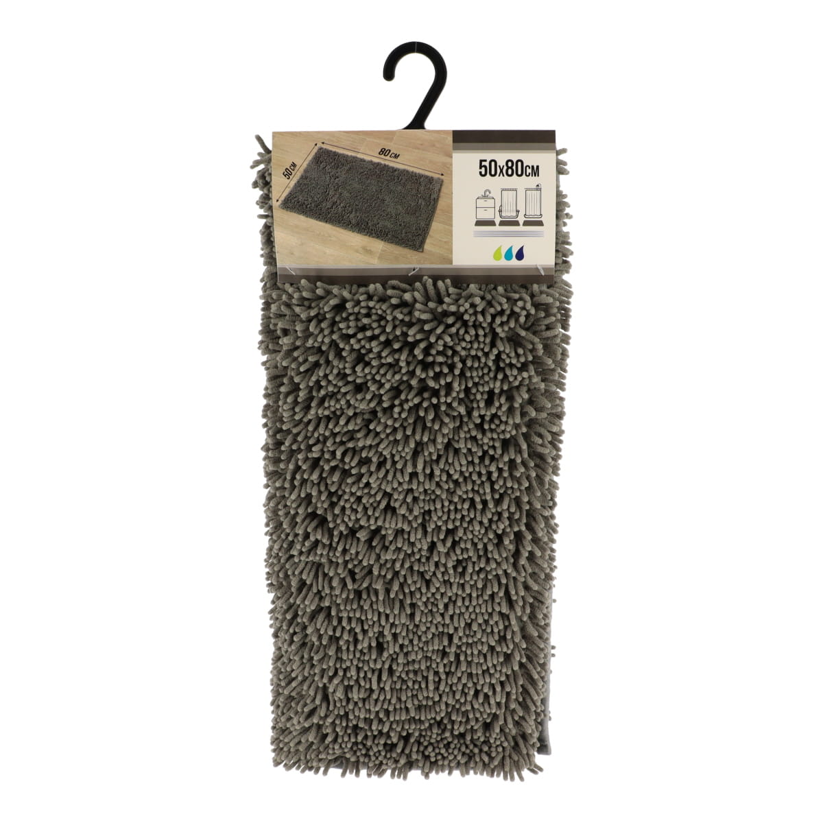 Covor Microfibră 50x80 CM - Gri - ramosdecor