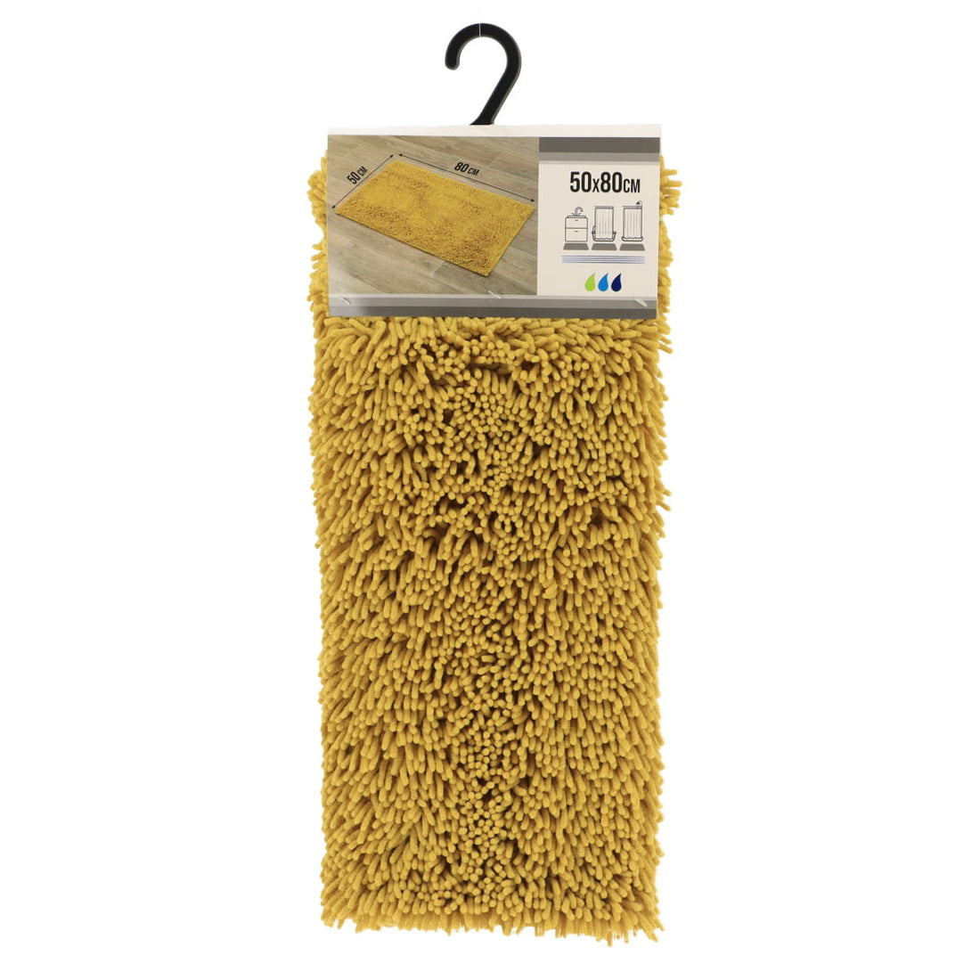 Covor Microfibră 50x80 CM - Mustar - ramosdecor