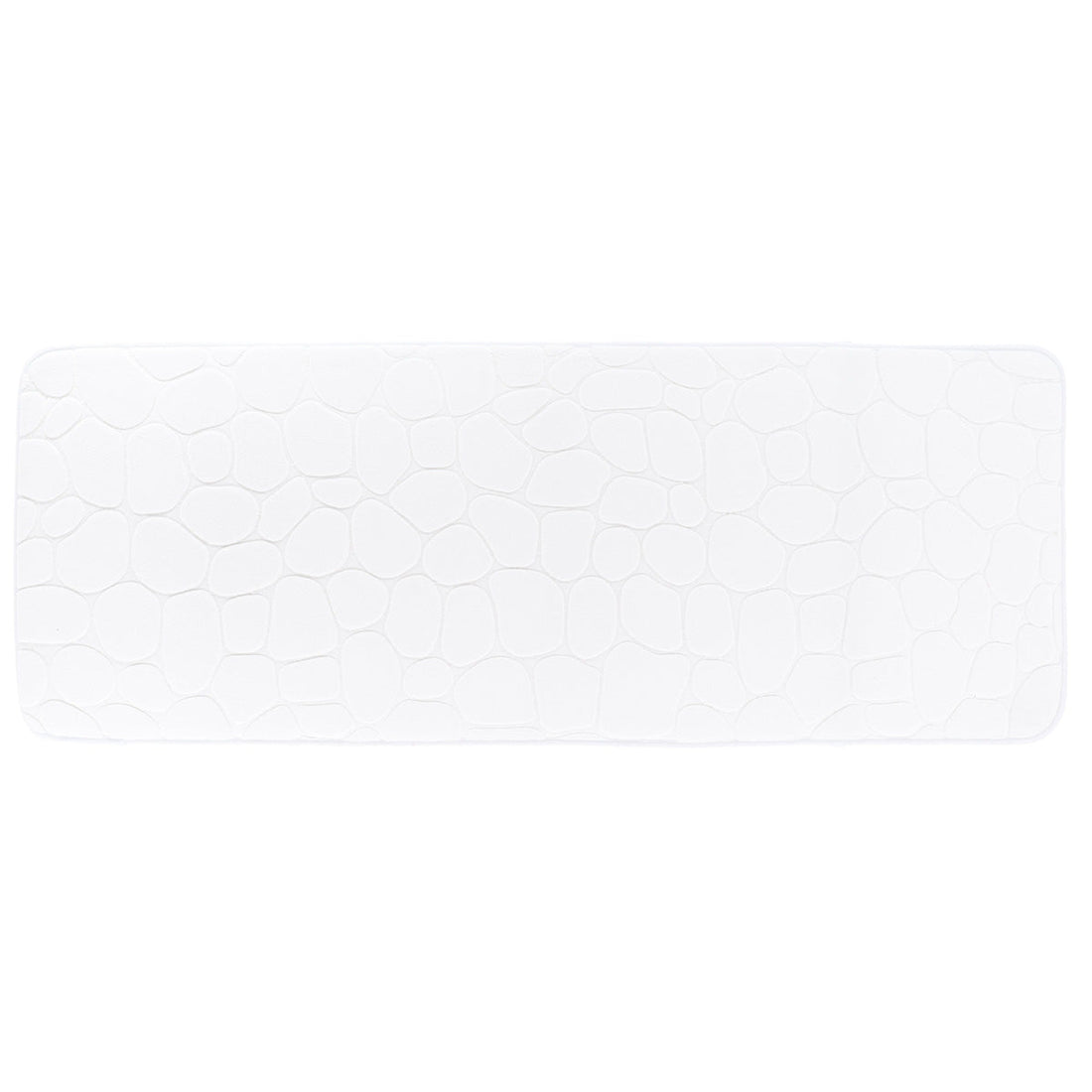 Covoraș Microfibră cu Spumă de Memorie 45x120 CM - Alb - ramosdecor