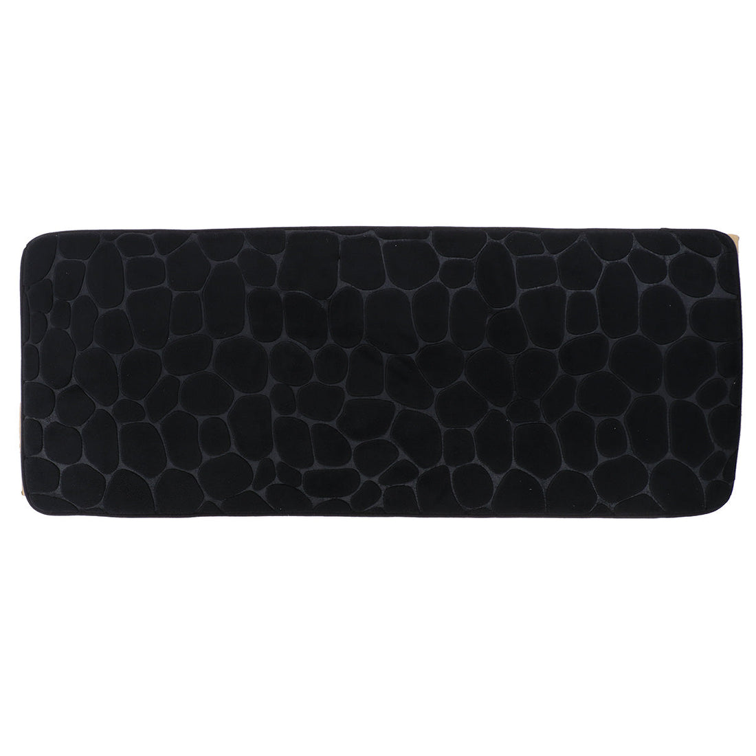 Covoraș Microfibră cu Spumă de Memorie45x120 cm - Negru - ramosdecor