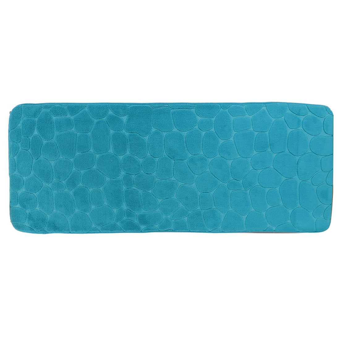Covoraș Microfibră cu Spumă de Memorie 45x120 cm - Peacock Blue - ramosdecor