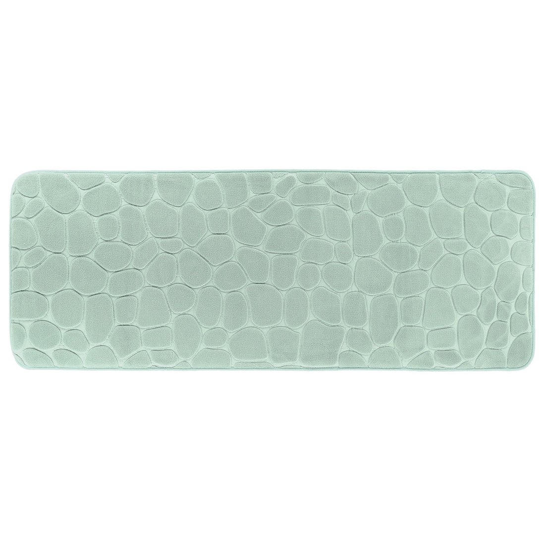 Covoraș Microfibră cu Spumă de Memorie 45x120 CM - Verde Eucalipt - ramosdecor