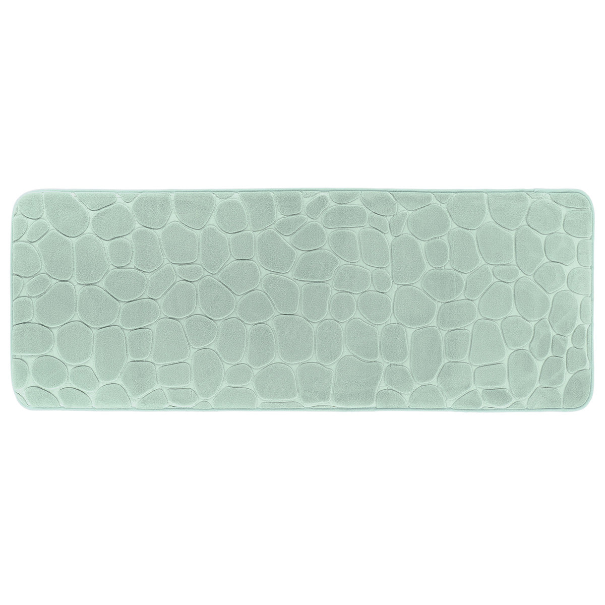 Covoraș Microfibră cu Spumă de Memorie 45x120 CM - Verde Eucalipt - ramosdecor