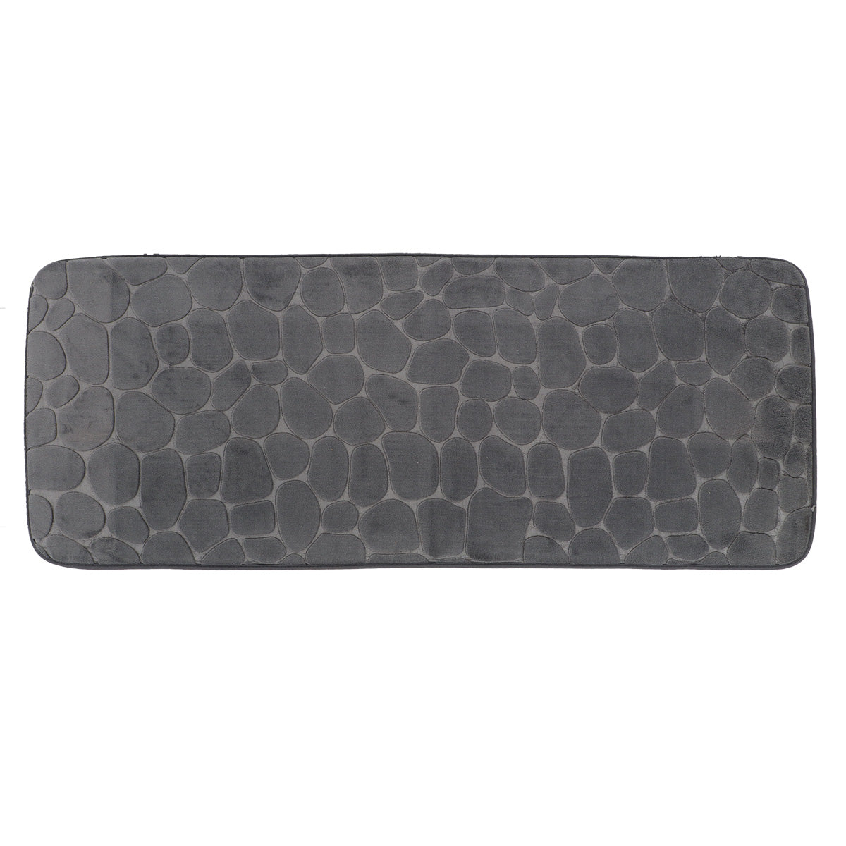 Covoraș Microfibră cu Spumă de Memorie 45x120 cm - Gri Închis - ramosdecor