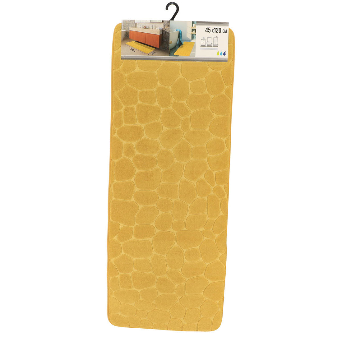 Covoraș Microfibră cu Spumă de Memorie 45x120 cm - Muștar - ramosdecor