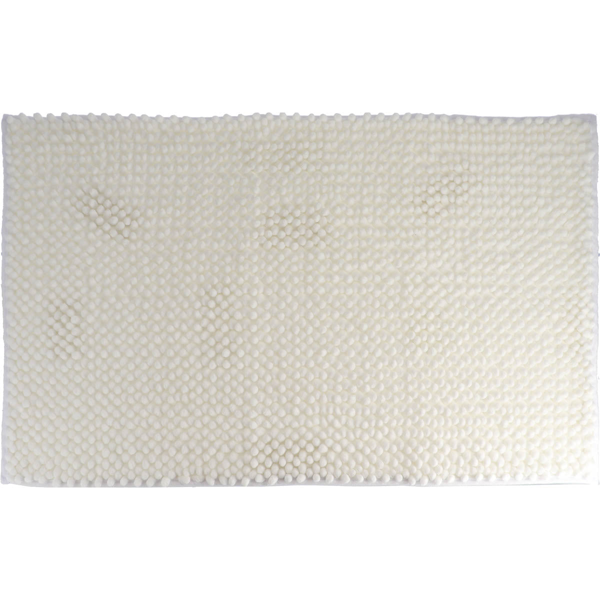 Covor Baie Microfibră cu Bile 50x80 CM - Alb - ramosdecor