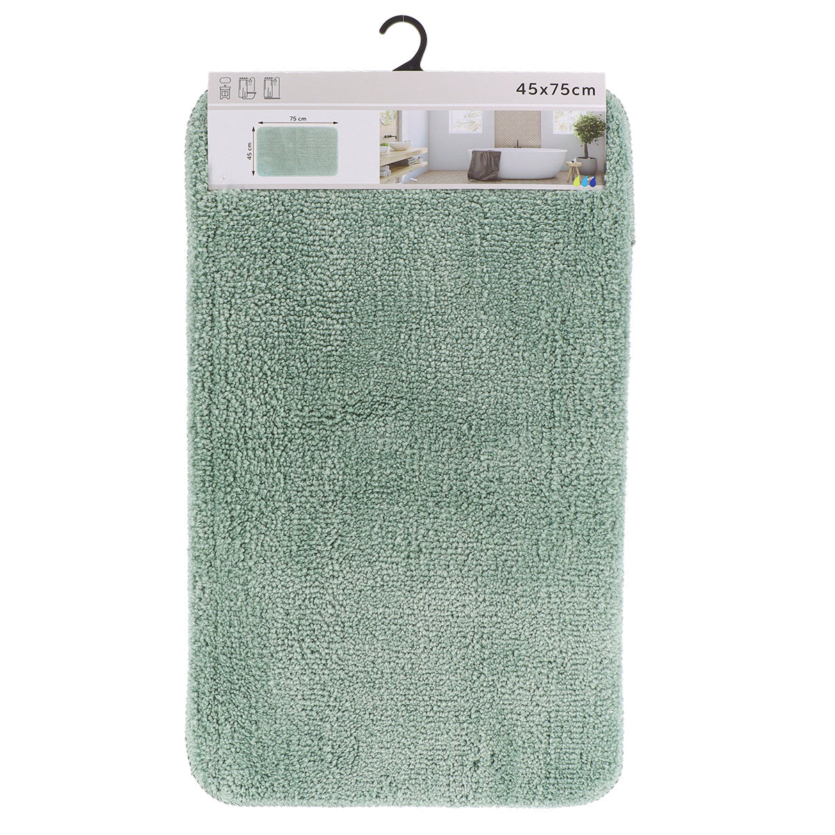 Covoraș Microfibră 45x75 CM - Verde Eucalipt - ramosdecor