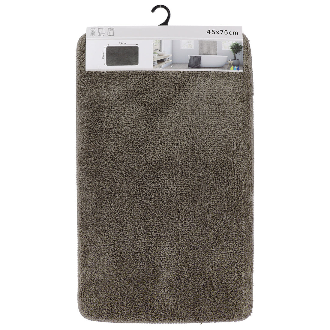 Covoraș Microfibră 45x75 CM - Taupe - ramosdecor