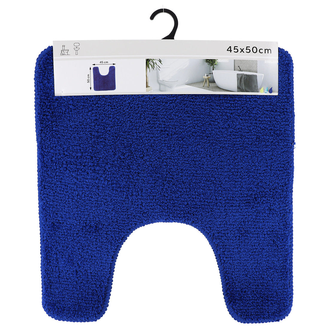 Covoraș Toaletă din Microfibră 45x50 CM - Navy Blue - ramosdecor