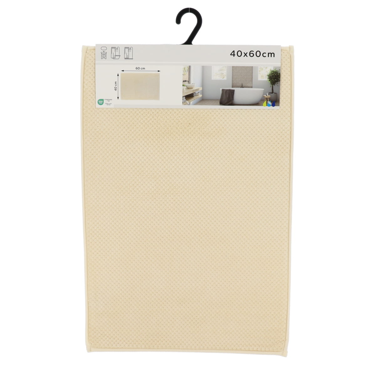 Covorașul Polyester 40x60 CM - Bej - ramosdecor