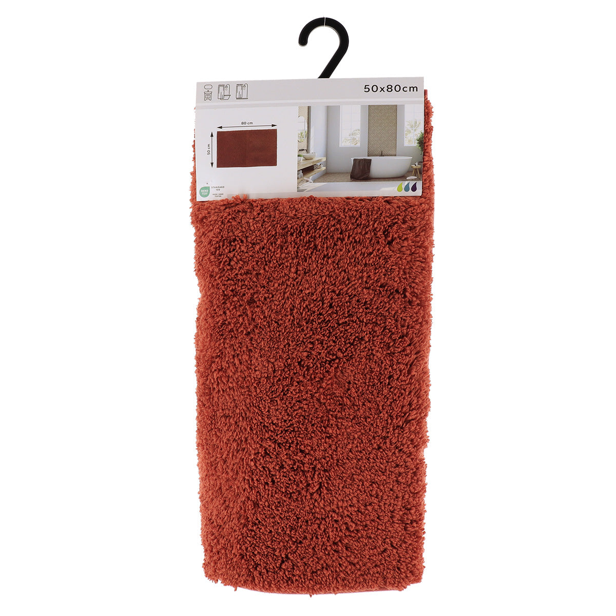 Covoraș din Poliester 50x80 CM - Terracotta - ramosdecor