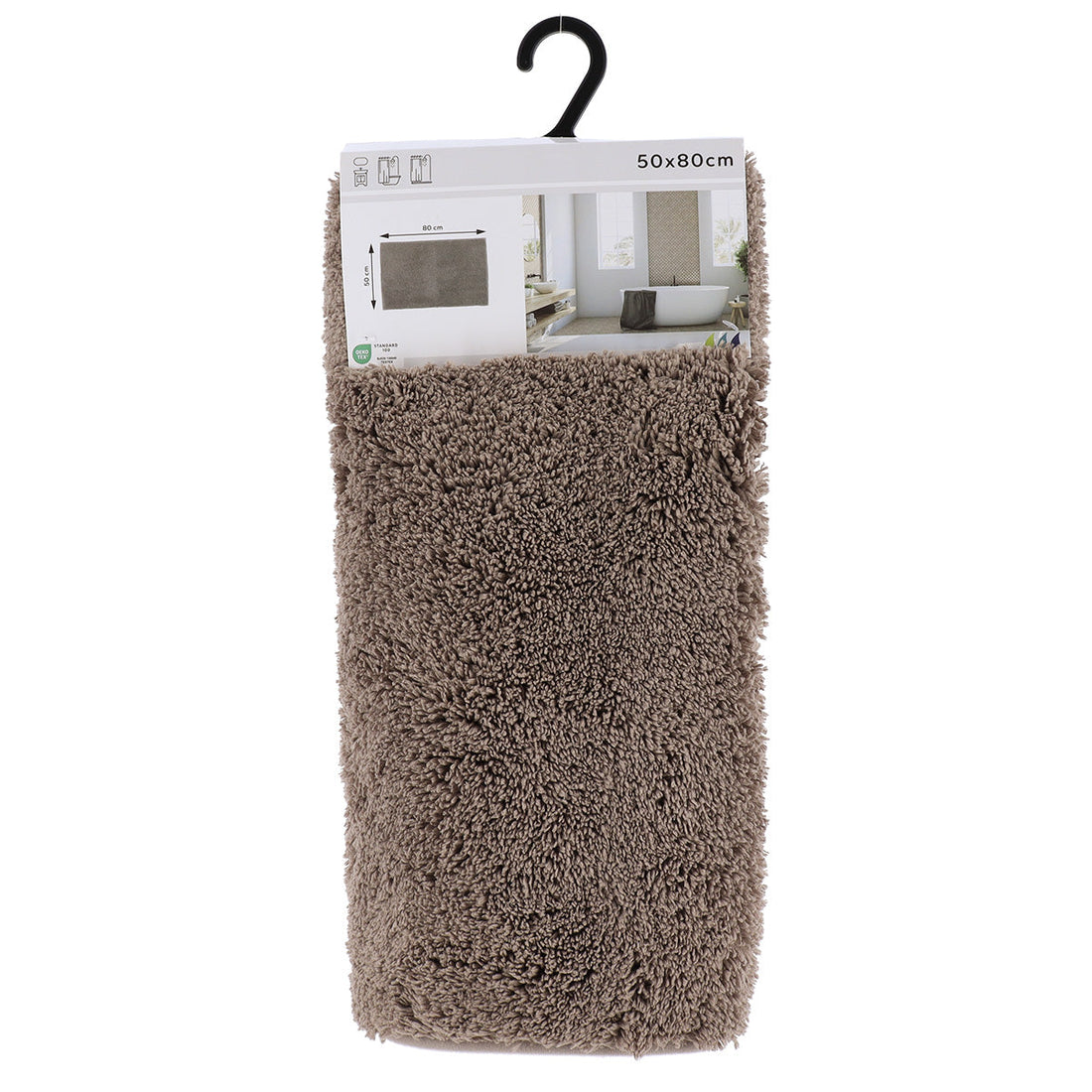 Covoraș din Poliester 50x80 CM - Taupe - ramosdecor