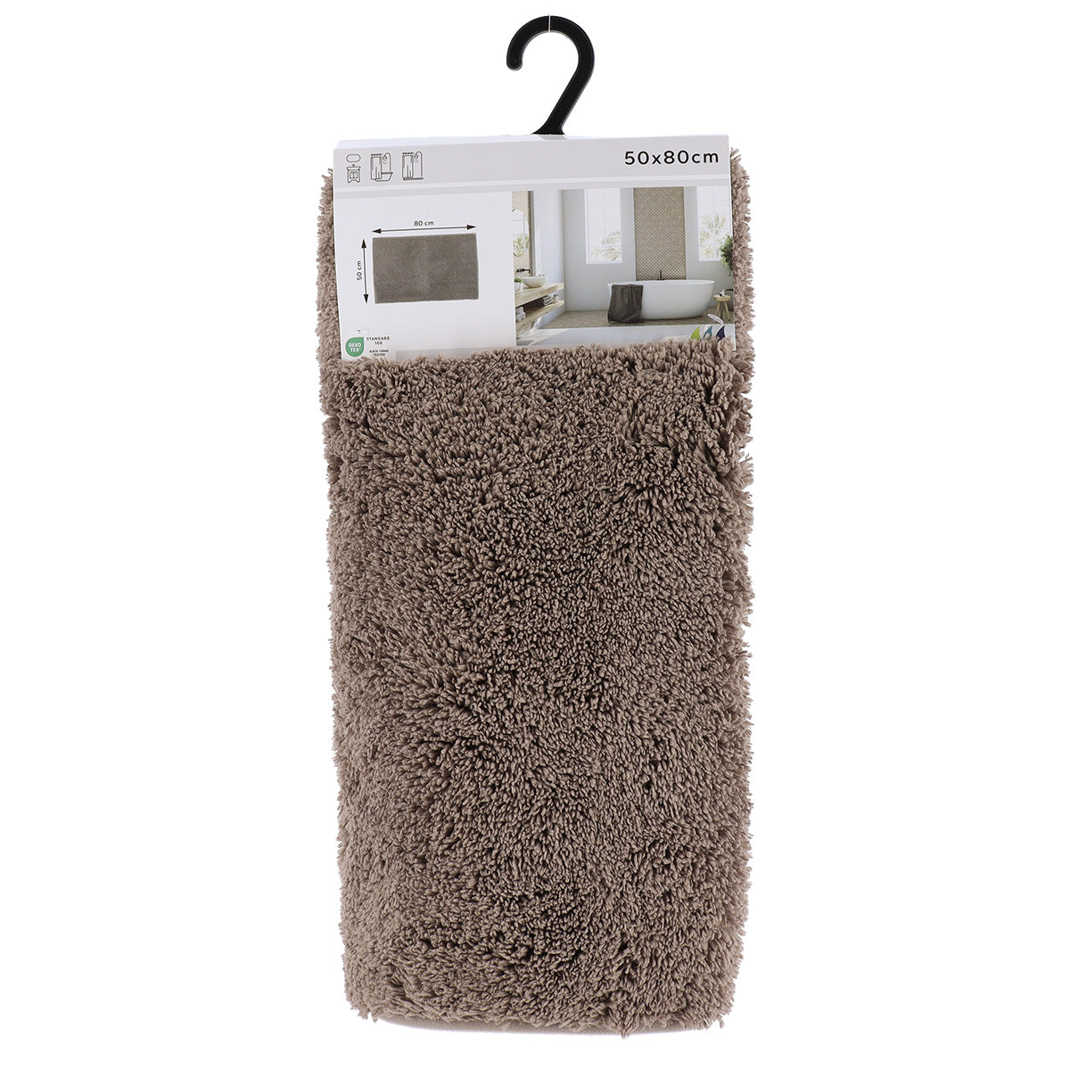 Covoraș din Poliester 50x80 CM - Taupe - ramosdecor