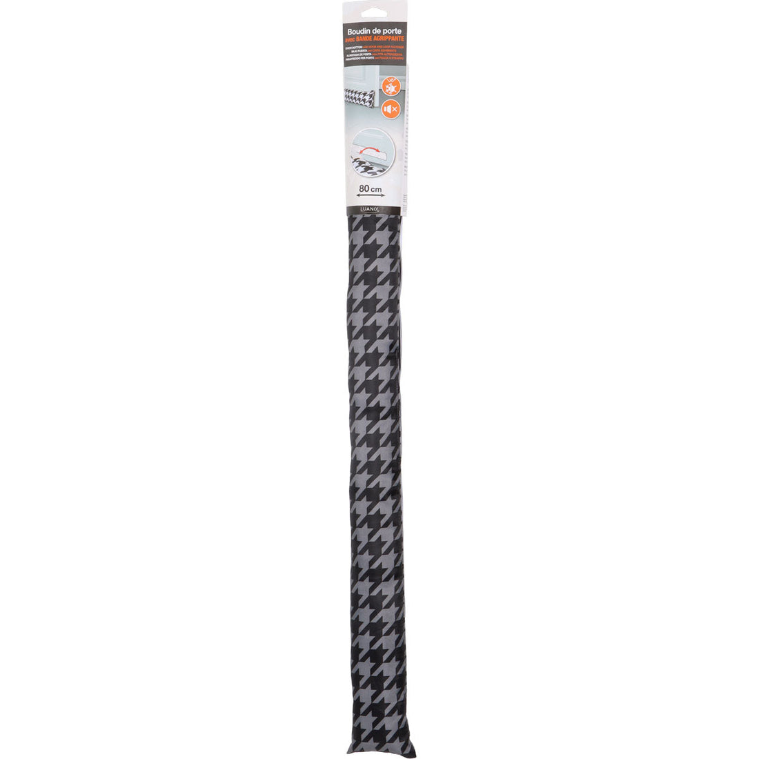 Izolator Ușă - Pied de Poule Gris, 80CM - ramosdecor