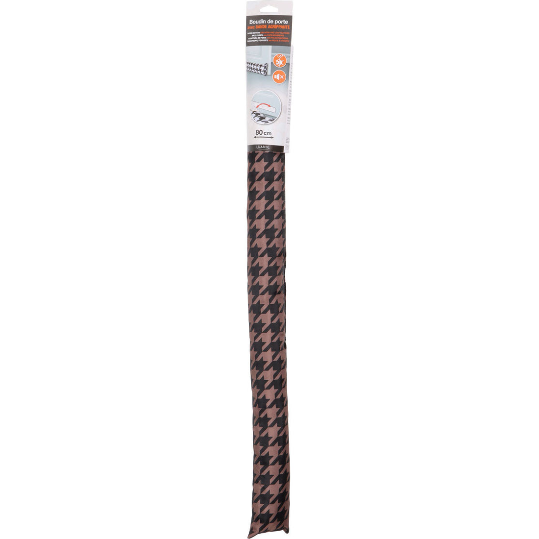 Izolator Ușă - Pied de Poule Marron, 80CM - ramosdecor