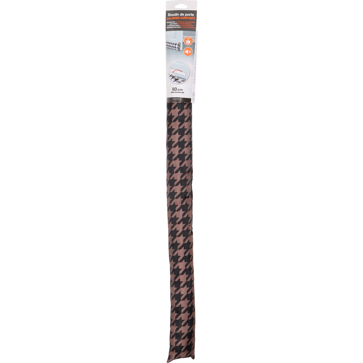 Izolator Ușă - Pied de Poule Marron, 80CM - ramosdecor