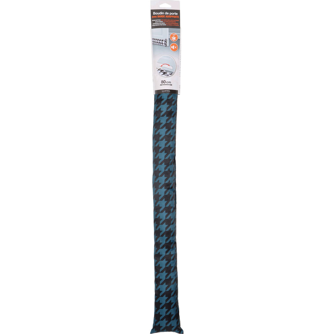Izolator Ușă - Pied de Poule Bleu, 80CM - ramosdecor