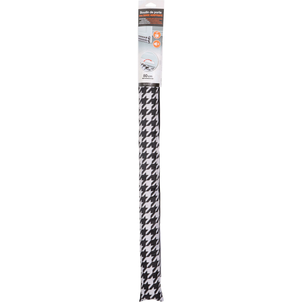 Izolator Ușă - Pied de Poule Blanc, 80CM - ramosdecor