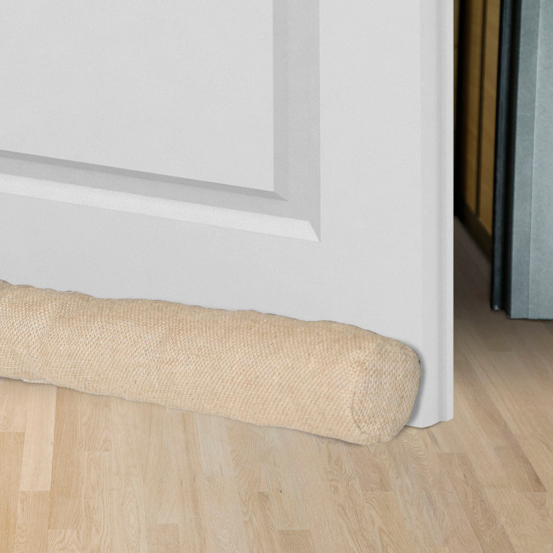 Izolator Ușă Catifea, 80CM - Bej, Model Annes 30 - ramosdecor