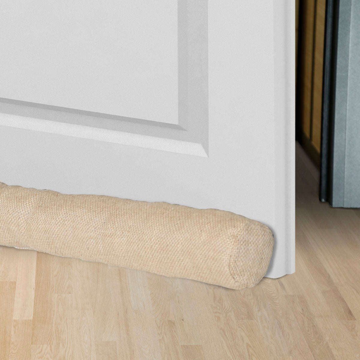 Izolator Ușă Catifea, 80CM - Bej, Model Annes 30 - ramosdecor