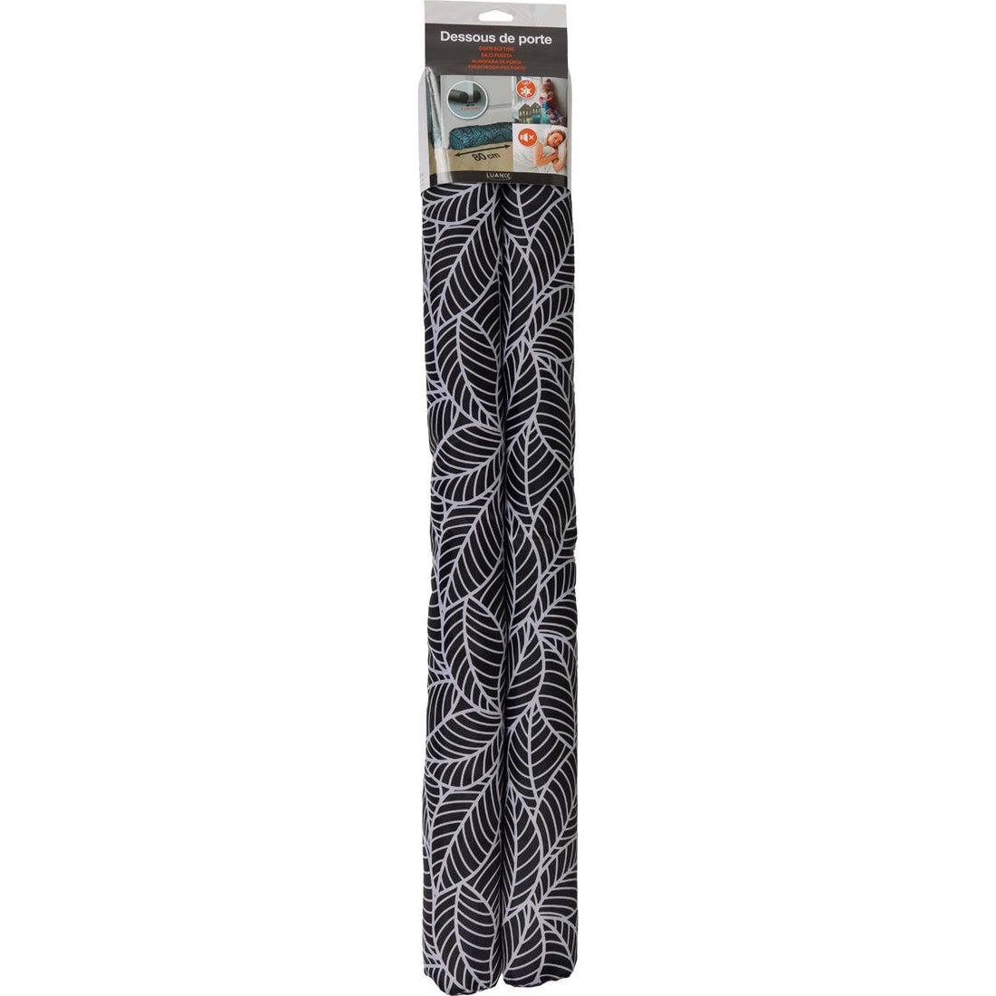 Izolator ușă dublu 80CM - Jungle Negru - ramosdecor