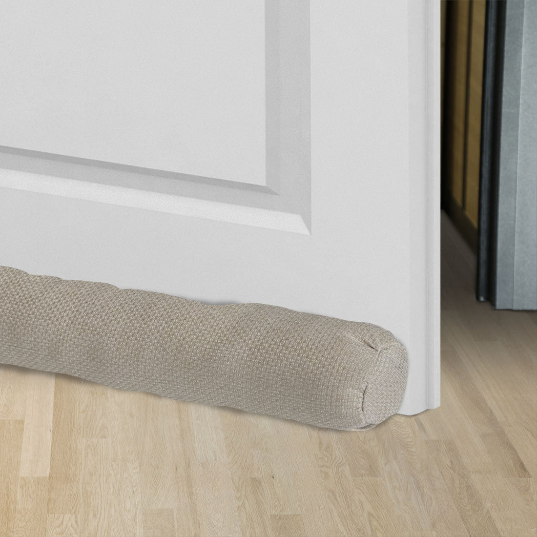 Izolator ușă cu textură 80 cm cu închidere tip arici - Bej - ramosdecor