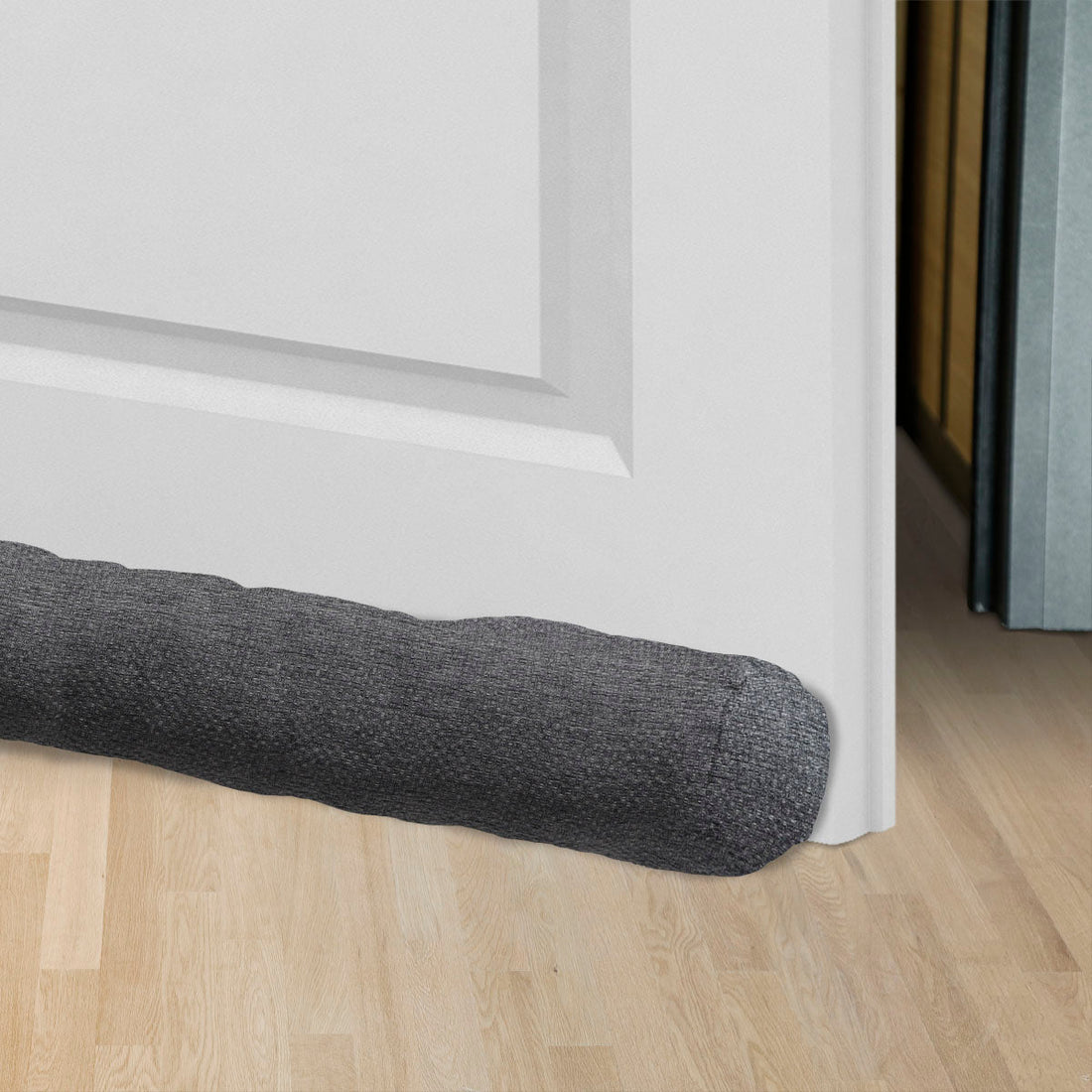 Izolator ușă cu textură 80 cm cu închidere tip arici - Gri - ramosdecor