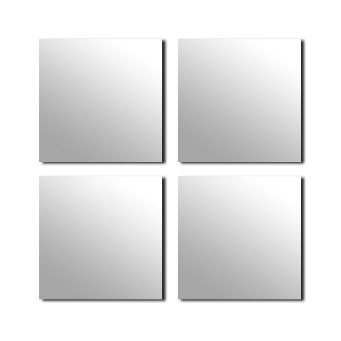 Set de 4 Oglinzi în Pătrate 20x20 CM - Solidă - ramosdecor
