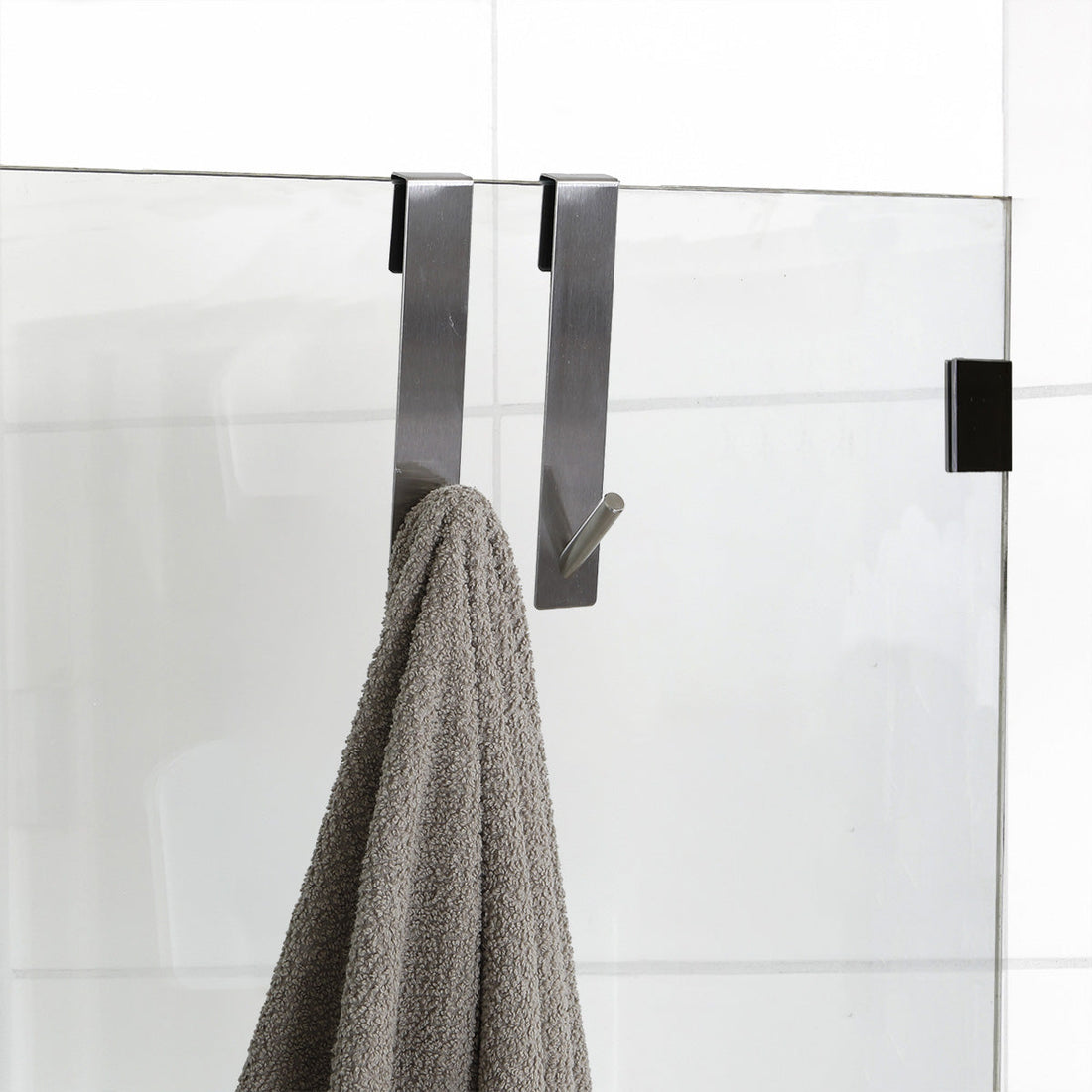 Set 2 Cârlige Metalice pentru Perdea de Duș Crom - ramosdecor